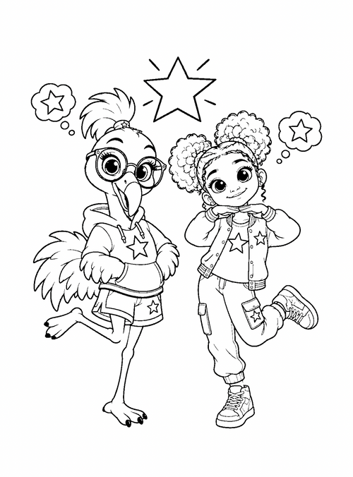 CopingStar Coloring & Activity Sheets